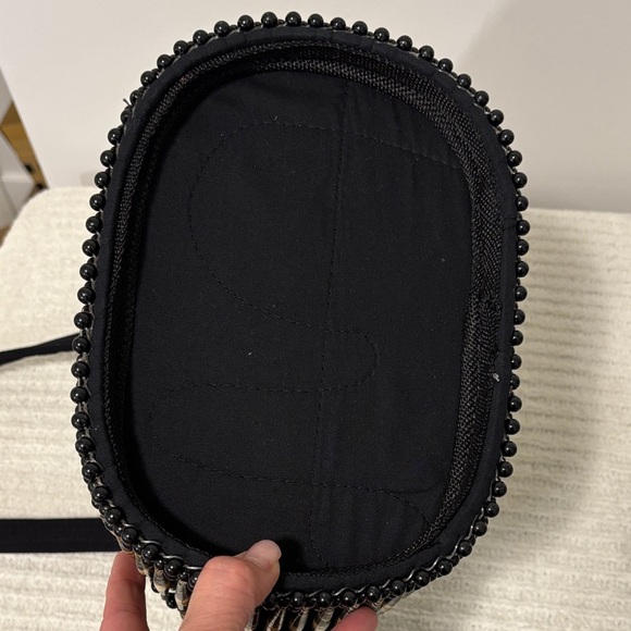 Chic Handmade African Black and Multicolor Woven Tote - Picture 5 of 10